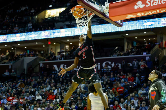 Bass Pro Tournament of Champions Missouri boys basketball dunk contest January 13 2024 Nate Latsch 25441